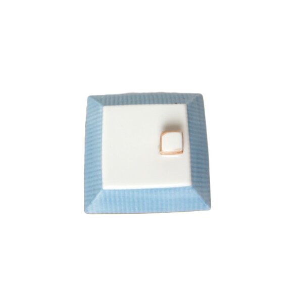 Original Lenox Spice Village Sage TOP ONLY Spice Jar Lid Cottage House Ceramic - Picture 5 of 6